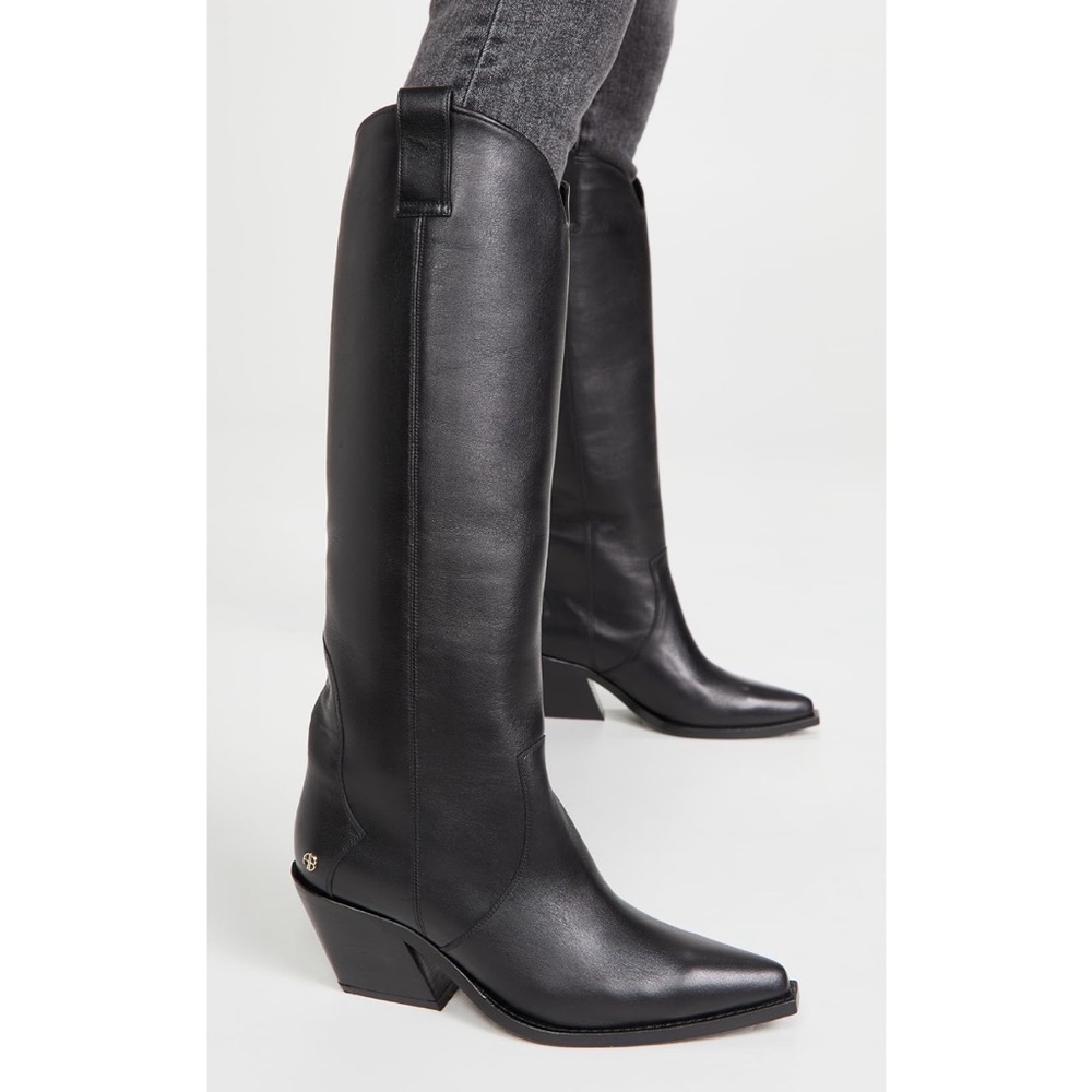 Anine Bing Tall Tania Boot in Black